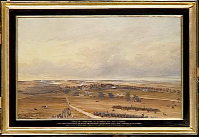 Combat de Champaubert le 10 février 1814, dans la soirée, Siméon Fort, 1849