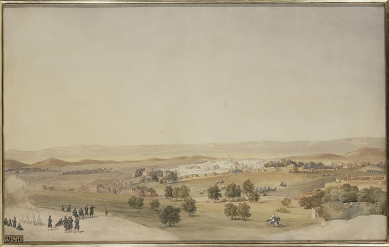 Vue générale de Tlemcen en janvier 1836 ; Vue générale de la ville de Tlemcen occupée par l'armée française en janvier 1836 (autre titre)_0