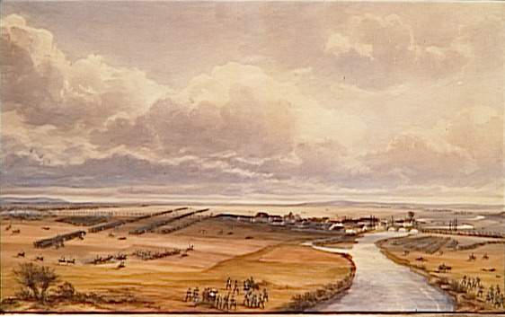 Combat de Béry-au-Bac le 6 mars 1814 vers midi ; Combat de Béry-au-Bac remporté par Napoléon Ier sur l'armée de Silésie le 6 mars 1814 vers midi (autre titre), Siméon Fort, 1840