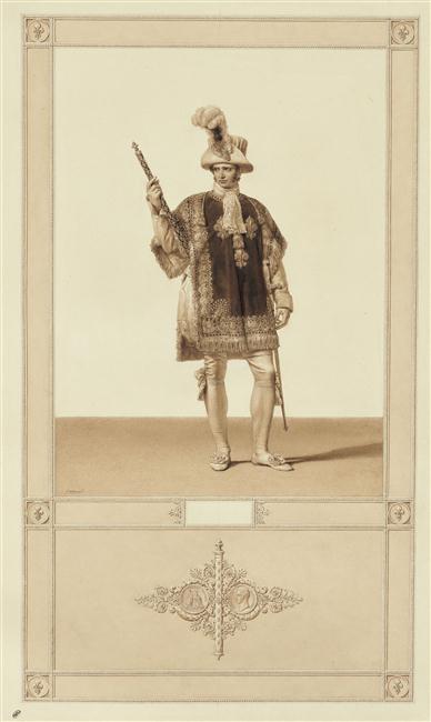 Sacre de Charles X : héraut d'armes_0