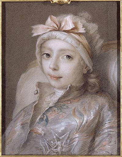 Louis-Joseph-Xavier de France (1751-1761), dauphin, duc de Bourgogne, frère aîné du futur roi Louis XVI - exécuté d'après nature_0