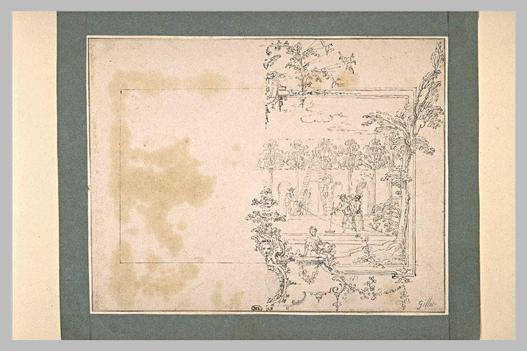 Composition inachevée : un jardin_0