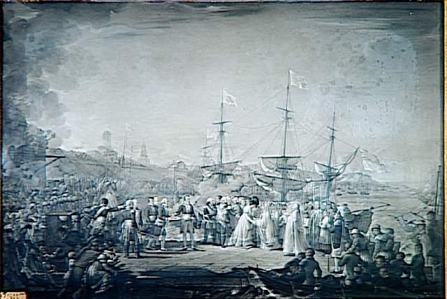 Débarquement de Louis XVIII et de la duchesse d'Angoulême à Calais, 24 avril 1814_0
