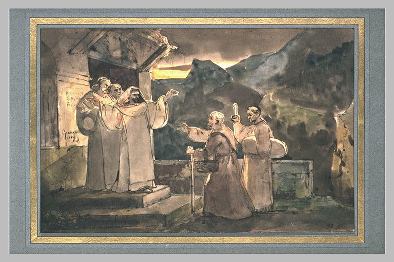 Saint François visitant Saint Dominique_0