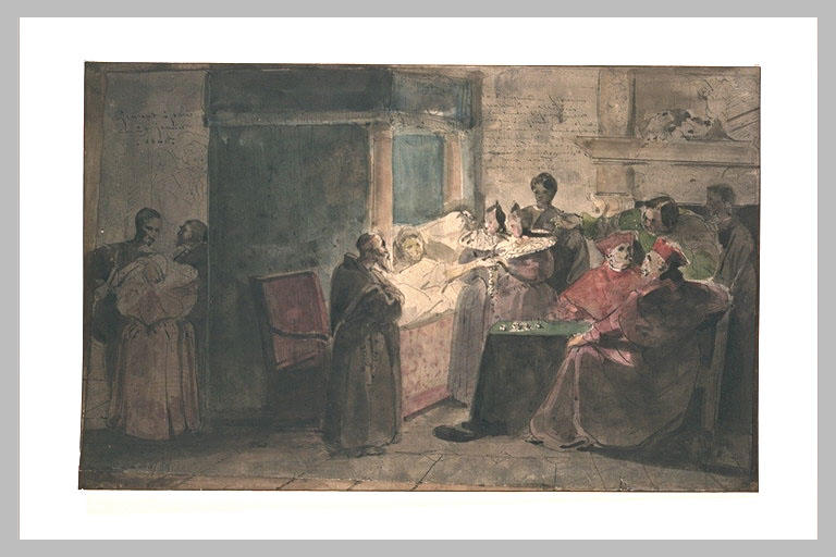 La mort de Marie de Médicis en 1642 : elle donne ses bijoux à Mlle Savoge_0