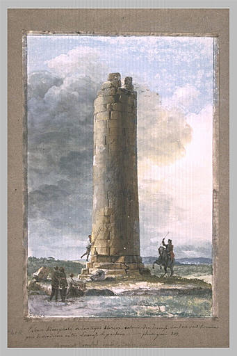 Ruines de la colonne de triomphe appelée la Guglia_0