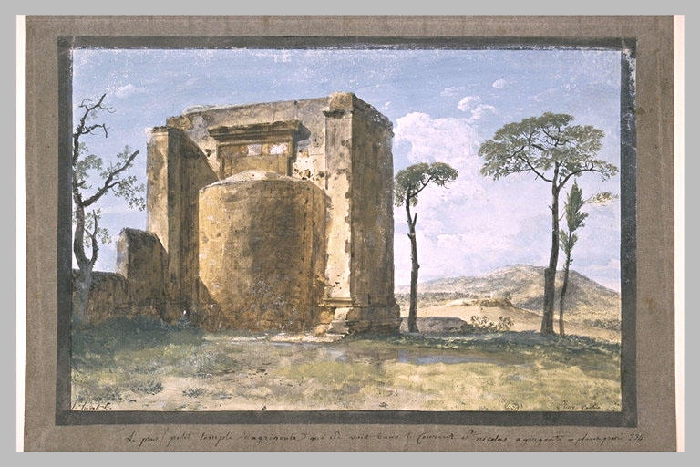 Ruines du petit temple d'Agrigente_0