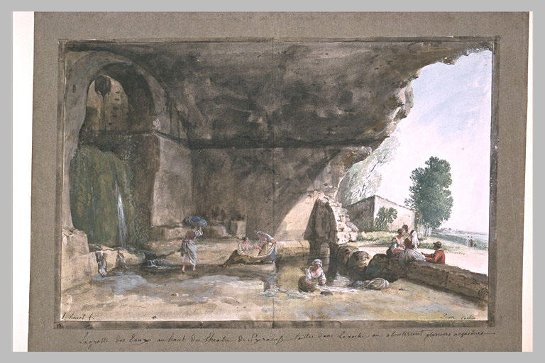 Intérieur de la grotte des Eaux à Syracuse_0