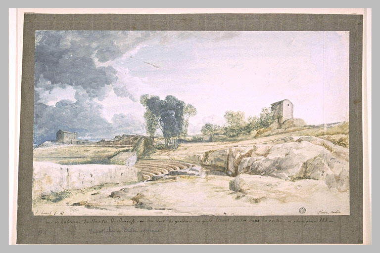 Une partie de l'intérieur des ruines du théâtre de Syracuse_0