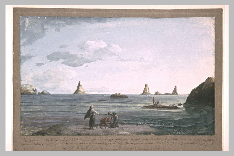 Les écueils des Cyclopes appelés Farailloni, près du port de la Trizza_0