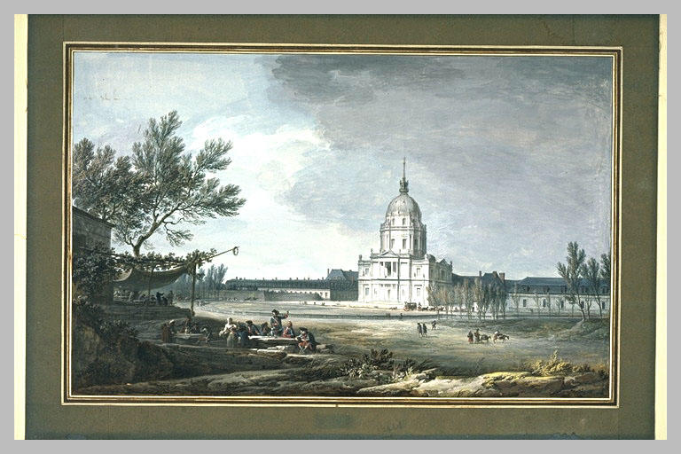 Façade et dôme des Invalides vus du boulevard_0
