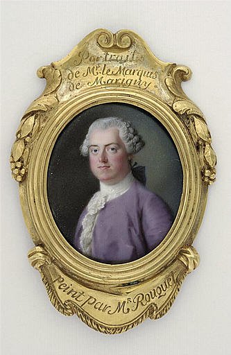 Portrait du marquis de Marigny en habit violet_0