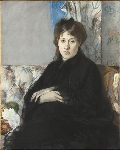 PORTRAIT DE MADAME EDMA PONTILLON, NEE EDMA MORISOT, SOEUR DE L'ARTISTE_0