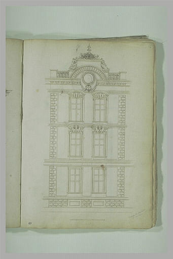 Etude d'architecture : projet pour le château de Verneuil_0