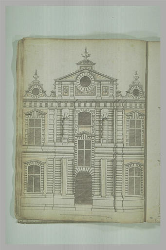 Etude d'architecture : pavillon du fond de la cour à Coulommiers_0