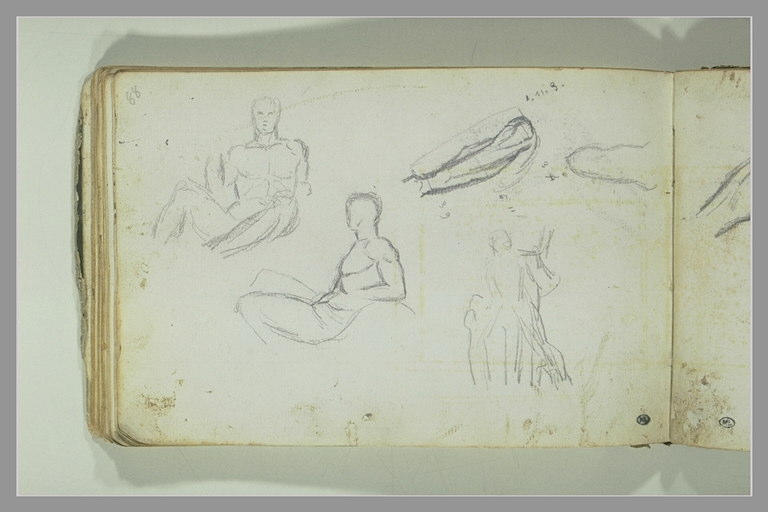 Etuds d'après des statues antiques_0