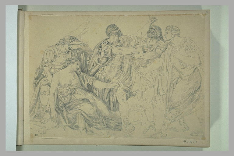 Brutus apprenant le vol de Lucrèce_0
