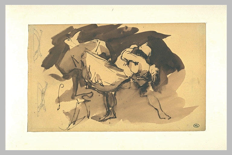 Homme enlevant une femme_0