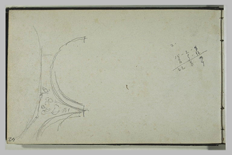 Etude d'architecture et notes manuscrites_0