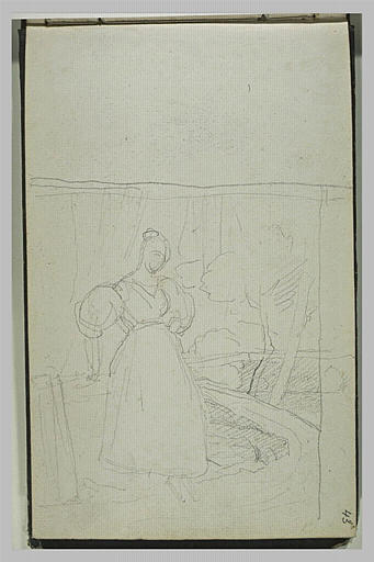 Etude de femme dans un paysage_0