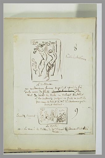 Caricature : tableau de l'Automne ; tableau de la Vérité_0