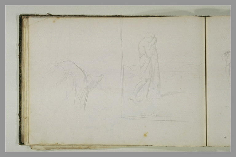 Draperie ; Héro et Léandre_0