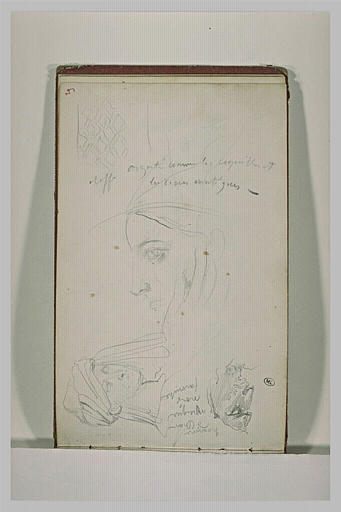 Études de têtes d'arabes et de juifs et de motifs décoratifs_0