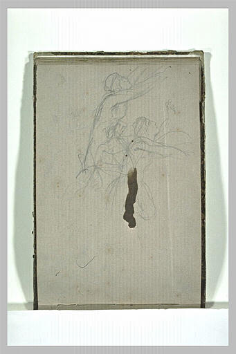 Figures féminines tendant les bras vers le haut_0