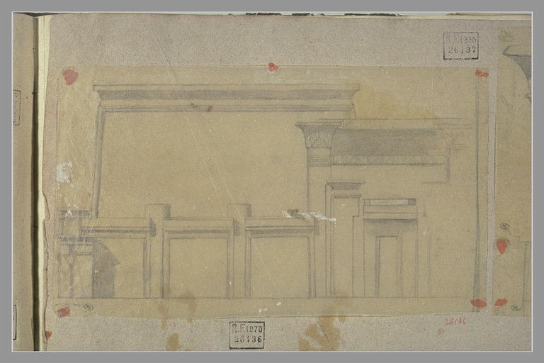 Façade d'un temple égyptien_0