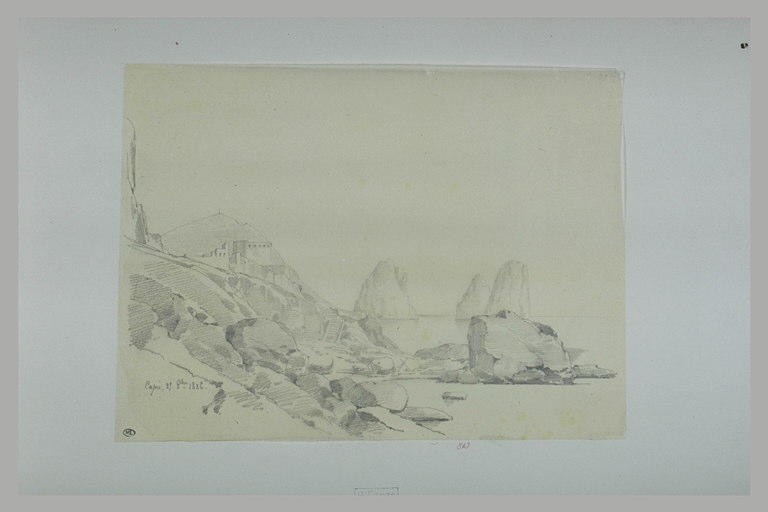 Petite forteresse sur la mer, environs de Capri_0