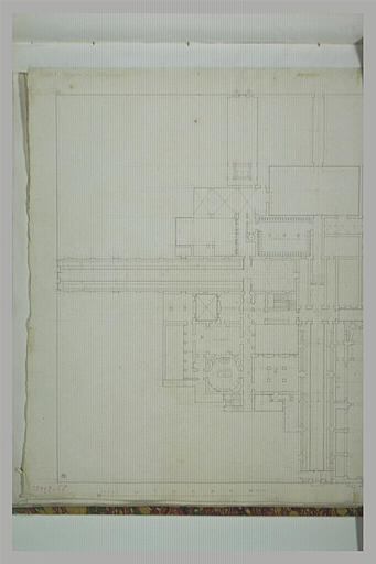 Rome : plan et détails de l'église Trinité-des-Pellerins_1