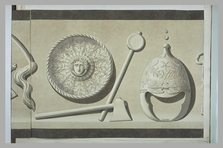 Rome : frise du Temple de Jupiter Tonnant_0