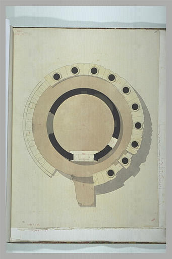 Tivoli : plan du Temple de Vesta_0