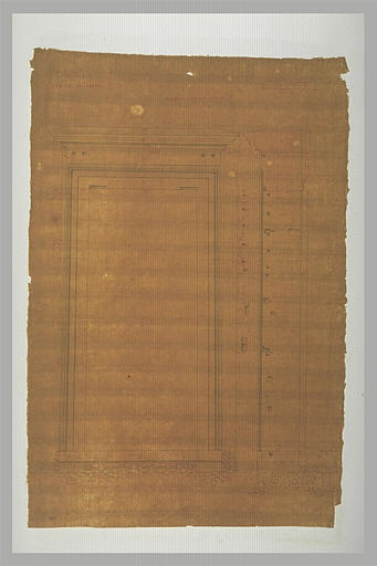 Tivoli : détails de la porte  du Temple de Vesta_0