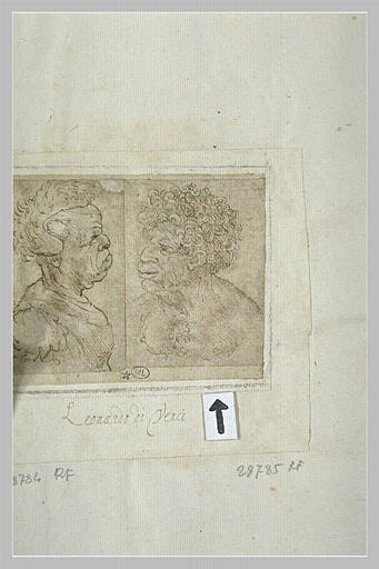 Homme noir en buste, de trois quarts à gauche, la poitrine nue_0
