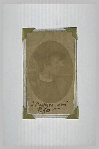 Homme en buste, la tête tournée à droite : Gauguin_0