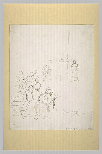 Etude pour une audience pontificale_0