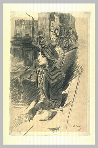 Jeune femme assise dans un intérieur près d'une liseuse_0