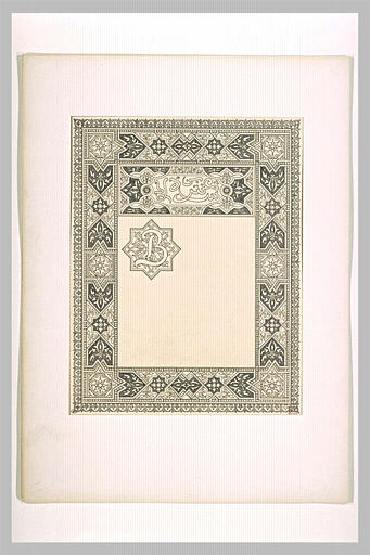 La lettre B décorée, pour le chapitre I de la troisième partie d'Antar_0