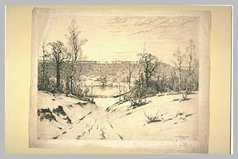 Paysage en hiver_0