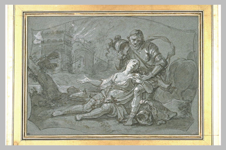 Clorinde mourante baptisée par Tancrède_0