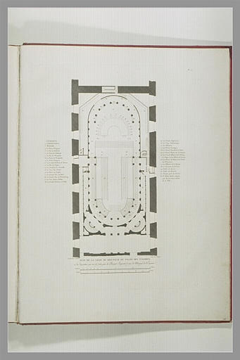 Plan de la salle de spectacle du Palais de Tuileries_0