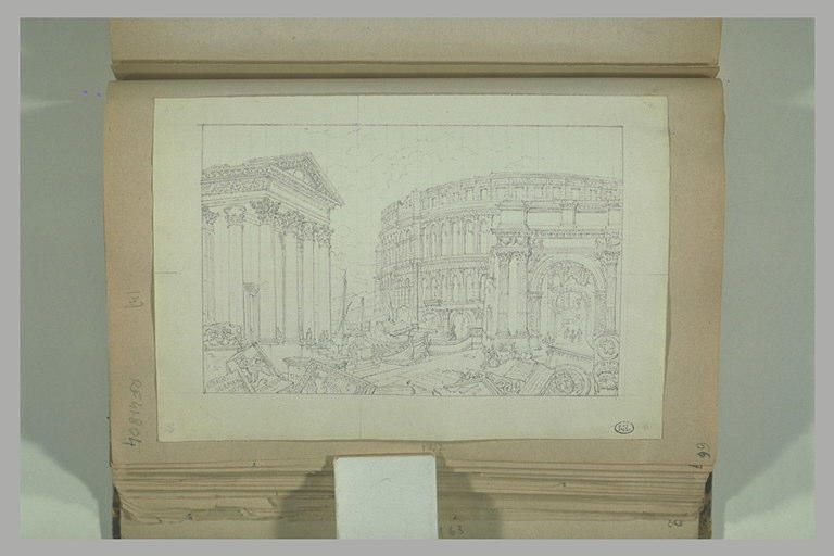 Paysage de ruines antiques_0
