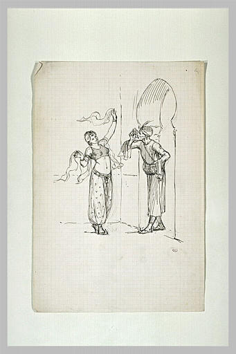 Orientale observée à travers des bésicles par un vieillard_0