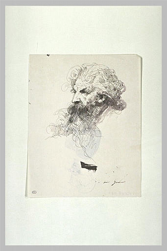 Tête d'homme barbu_0