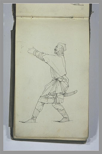 Un guerrier tatar, armé d'un sabre_0