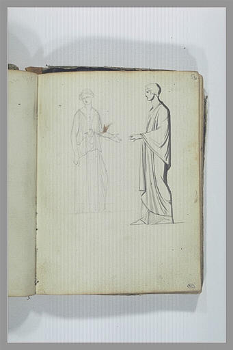 Deux figures d'après l'antique_0