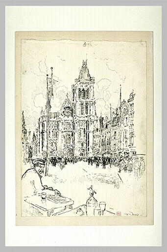 Saint-Denis, façade principale de la basilique_0