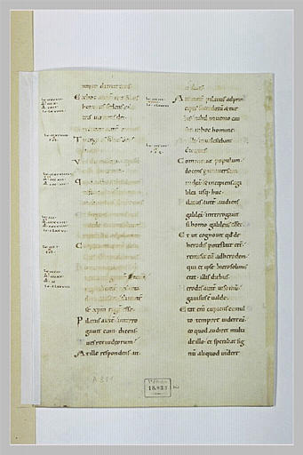 Texte manuscrit : Evangile selon saint Luc_0