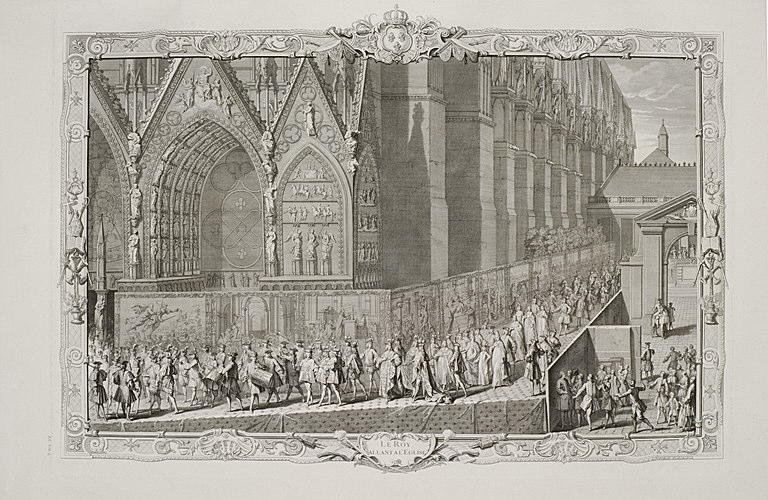 Le Roi allant à l'église pour son sacre_0